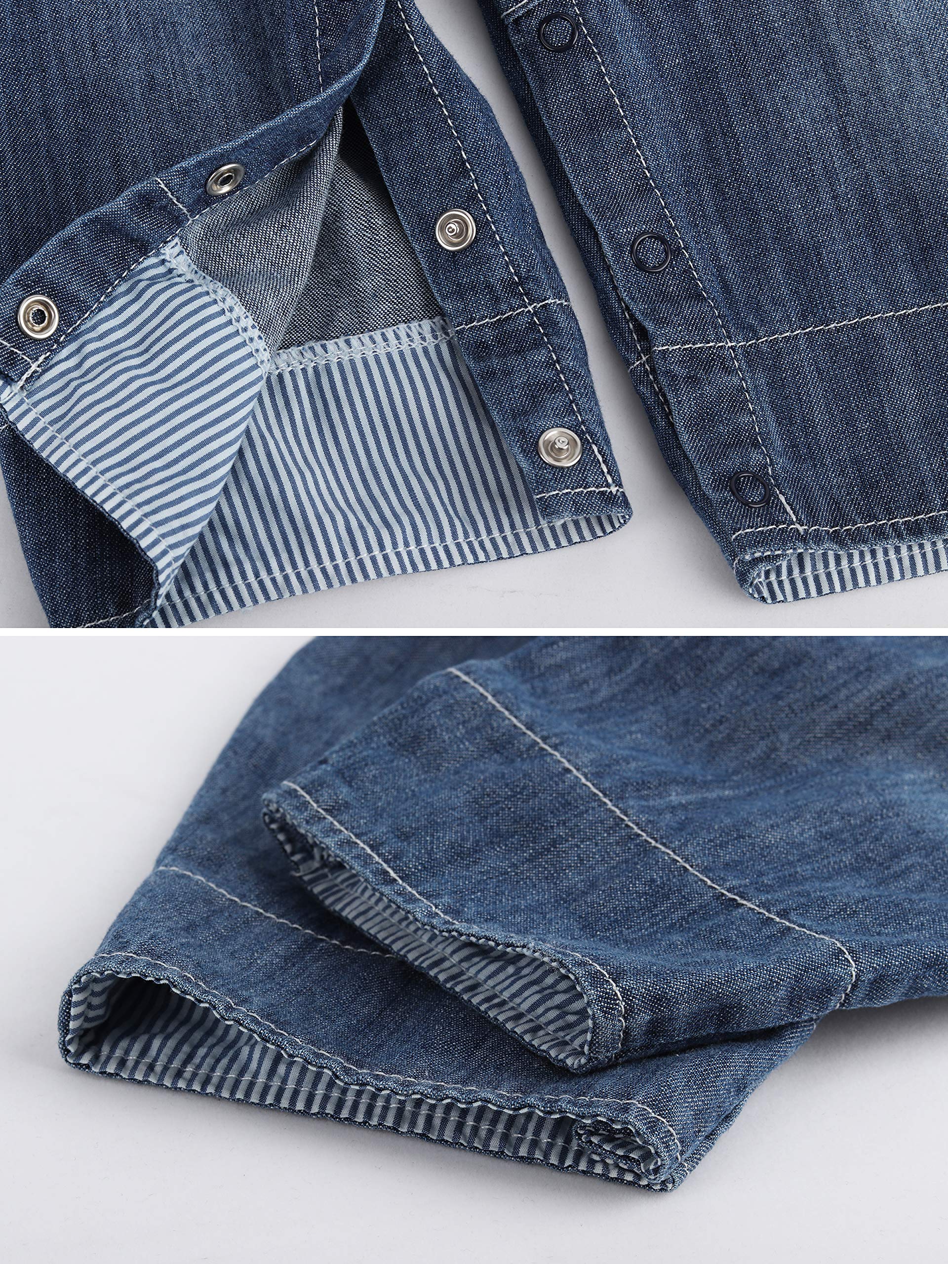 Salopettes Jeans pour Bébé Enfant Garçon Fille Denim Pantalon avec Bretelle/F105pour Printemps Automne Motif Dessin animé Taille 80/86/92/98/104/110/114/122