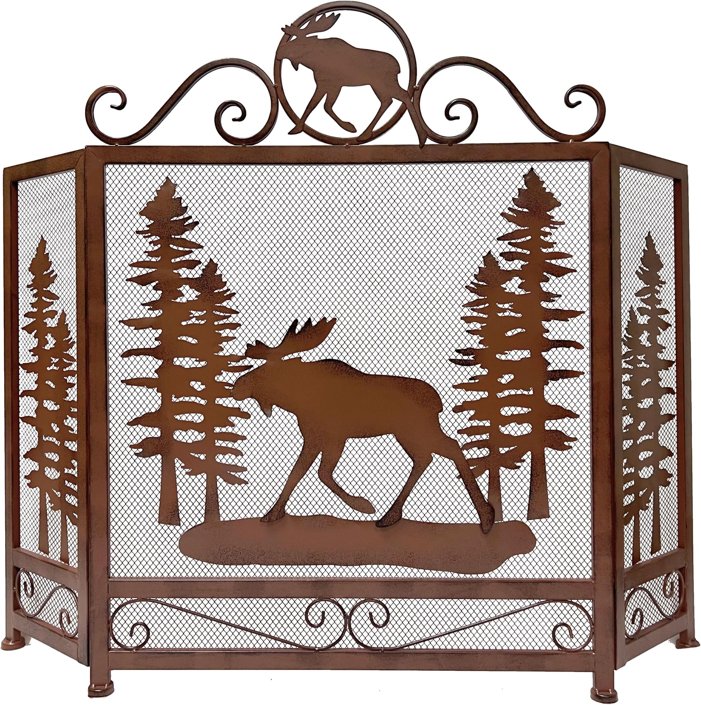 Amazon.com: BestGiftEver 3-Panel Fireplace Screen Decorative with