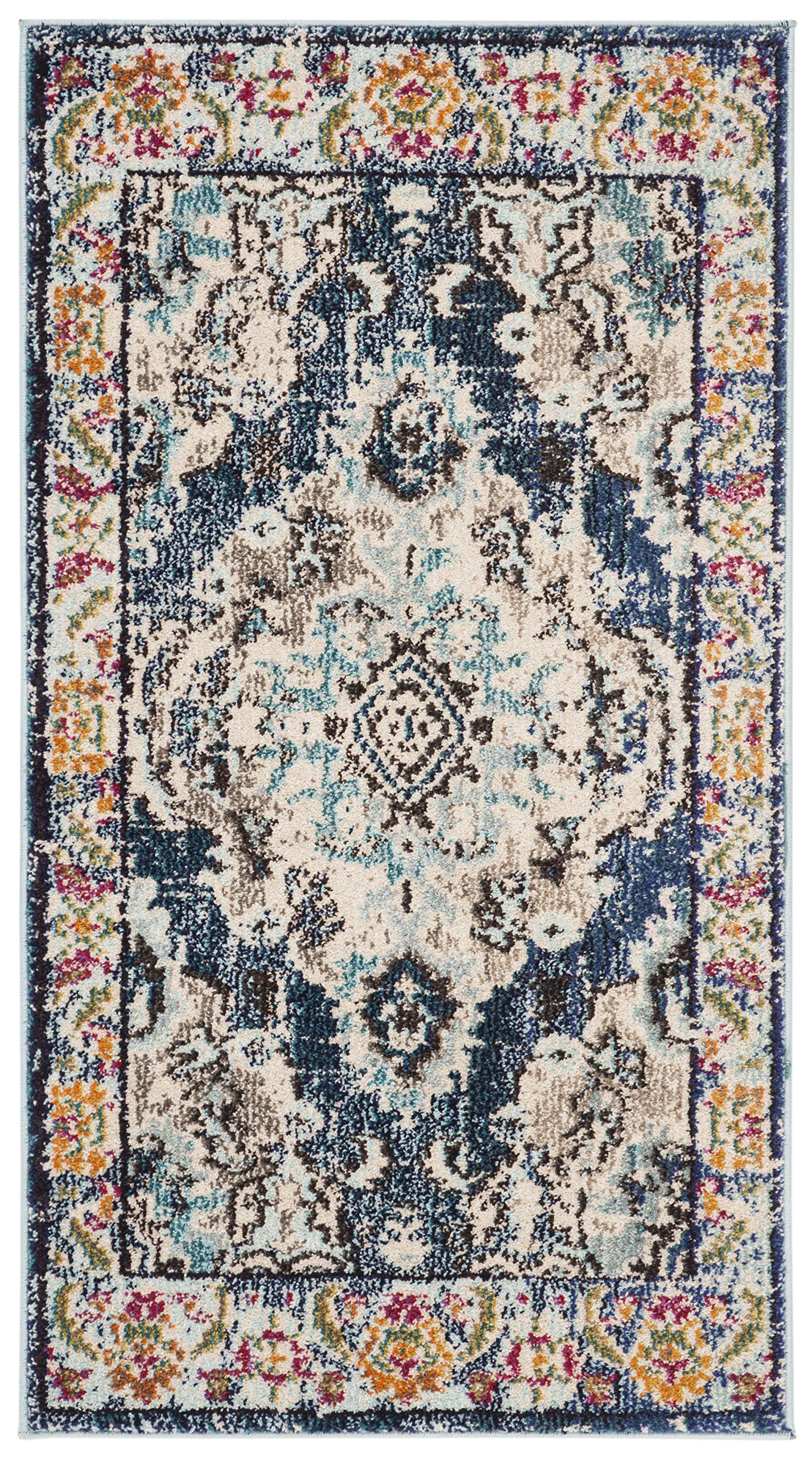 Tapis à poil court Safavieh Monaco résistant pour zones de passage