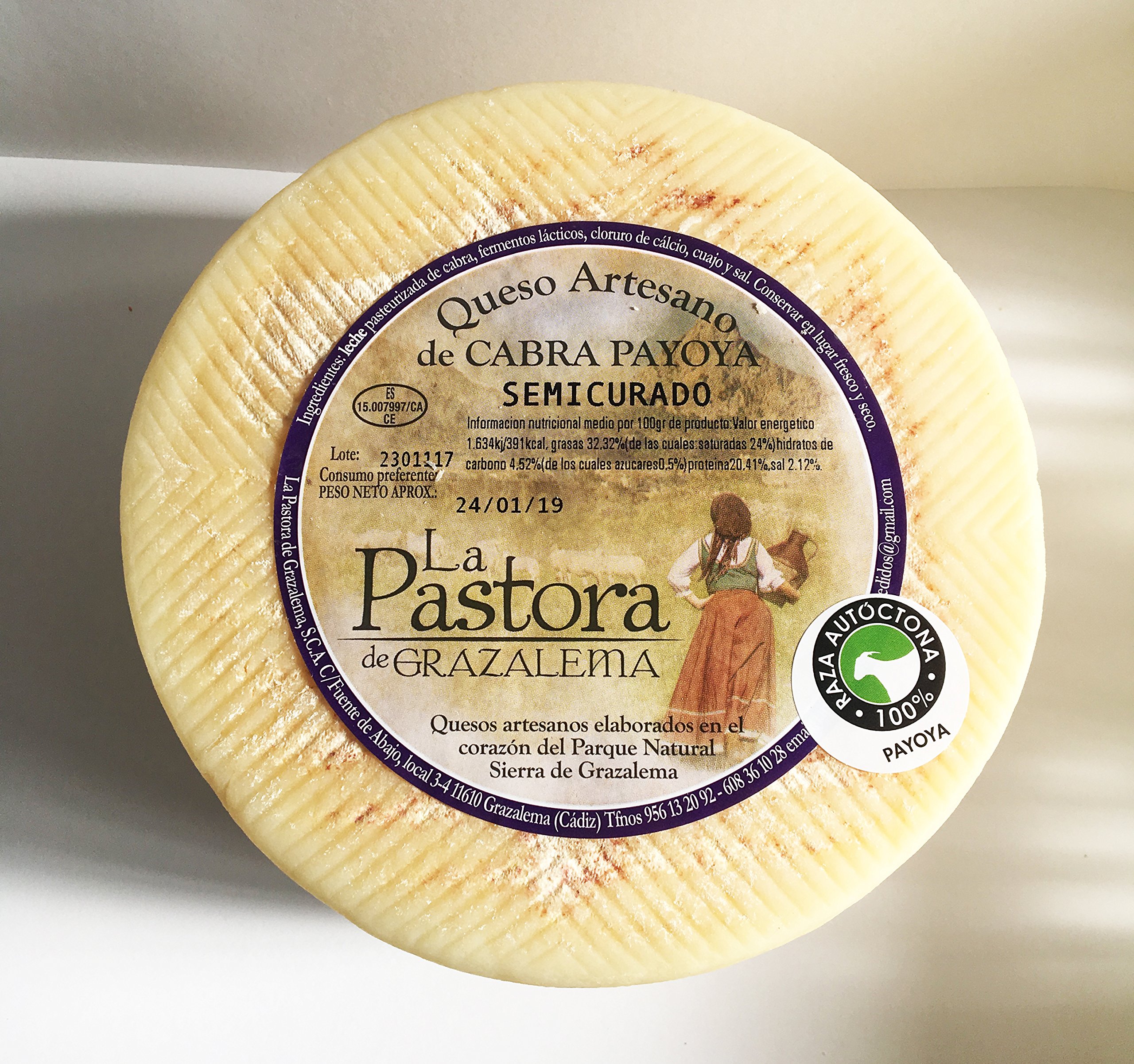 Queso Artesano Semicurado de Cabra Payoya La Maroma Gourmet 1 ud.