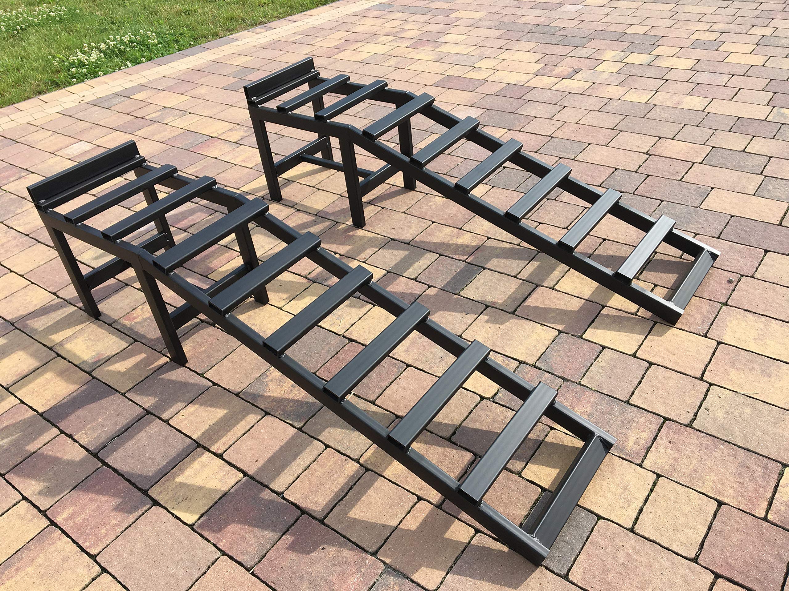 Paire de rampes pour Voiture 4000 kg, 330mm de Hauteur, 280mm de Largeur, Entretien pour Voiture, 4x4, Fourgon