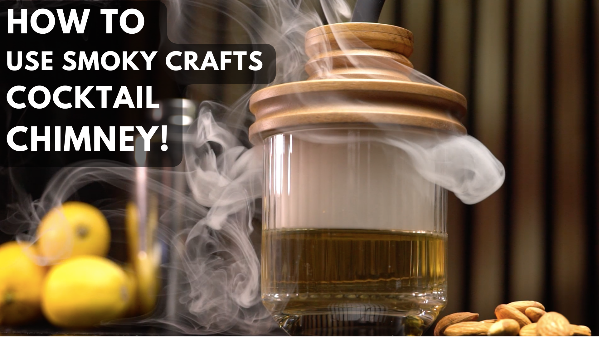 Amazon.com: Smoky Crafts Acacia Whiskey Smoker Kit with Smoking