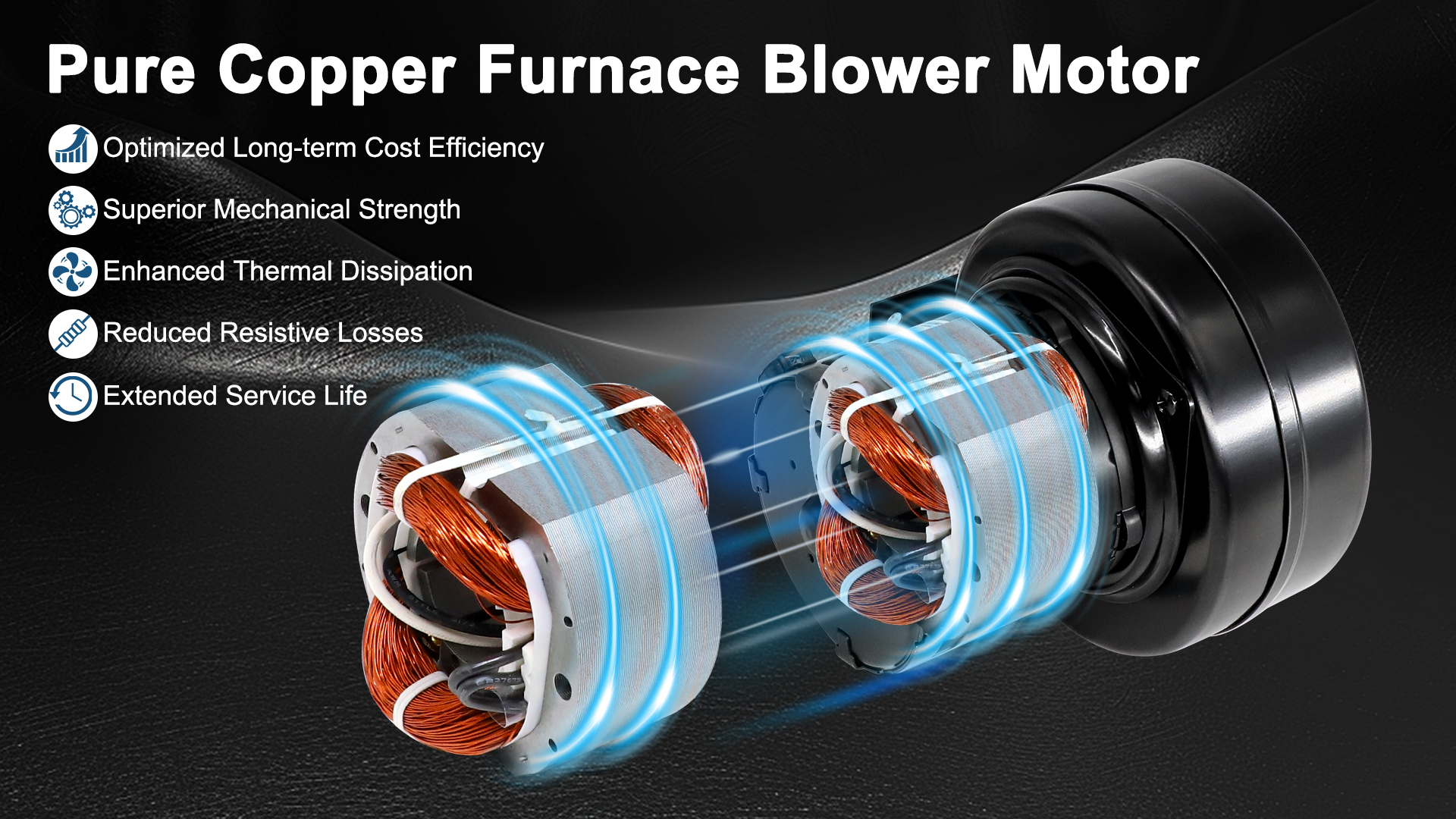 Criditpid A071 Centrifugal Blower Motor Replacement for Fasco 7021
