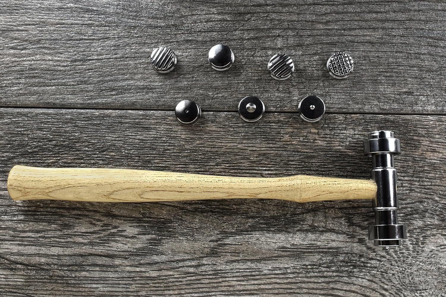 SE Texturing Hammer - Interchangeable Tips - Dual Head - 9 Different Tips - 837-9TM