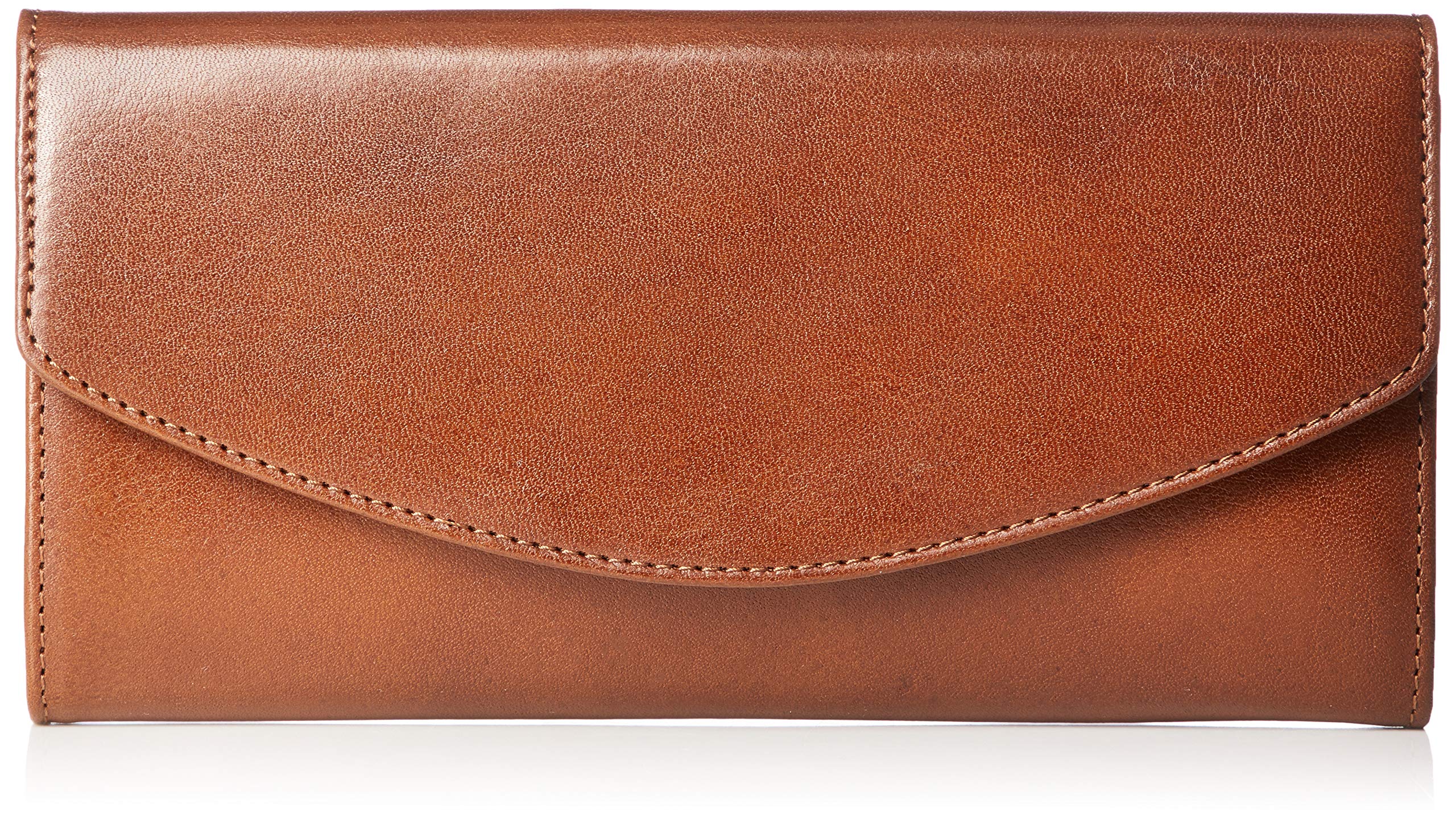 Men's Italy Leather Flap Long Wallet
