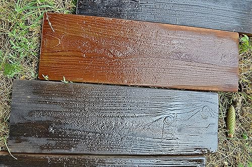Miniatura 7 de SvitMolds Moldes de hormigón DIY 2 moldes de madera vieja moldes de hormigón molde de jardín de piedra escalonada para patio adoquines para jardín