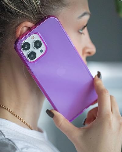 Miniatura 6 de FELONY CASE - Funda protectora transparente para iPhone 13 Pro Max, TPU y policarbonato que absorbe los golpes - A prueba de grietas con un acabado