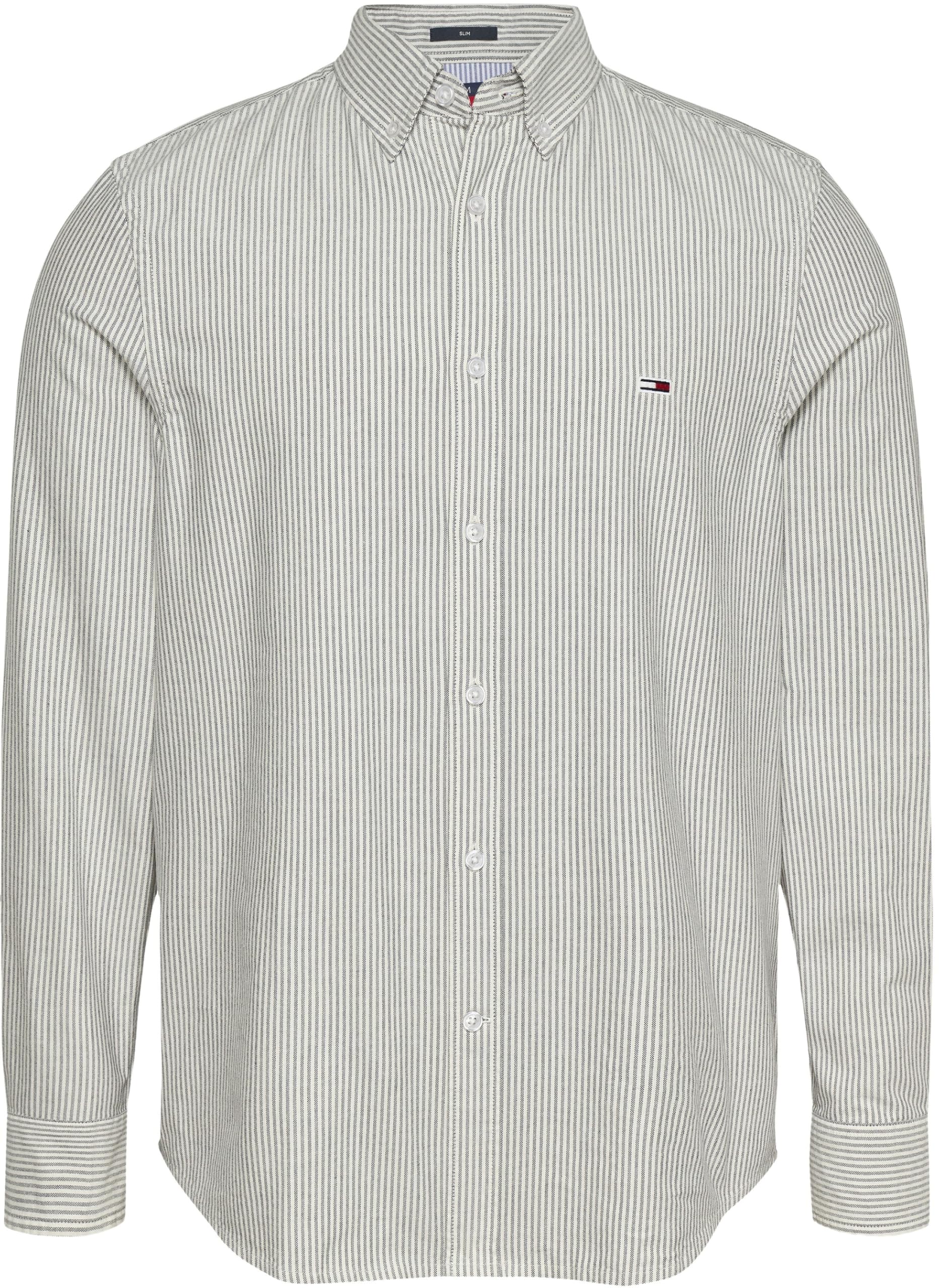 Tommy Jeans Uomo Camicia Stripe Oxford Slim Fit