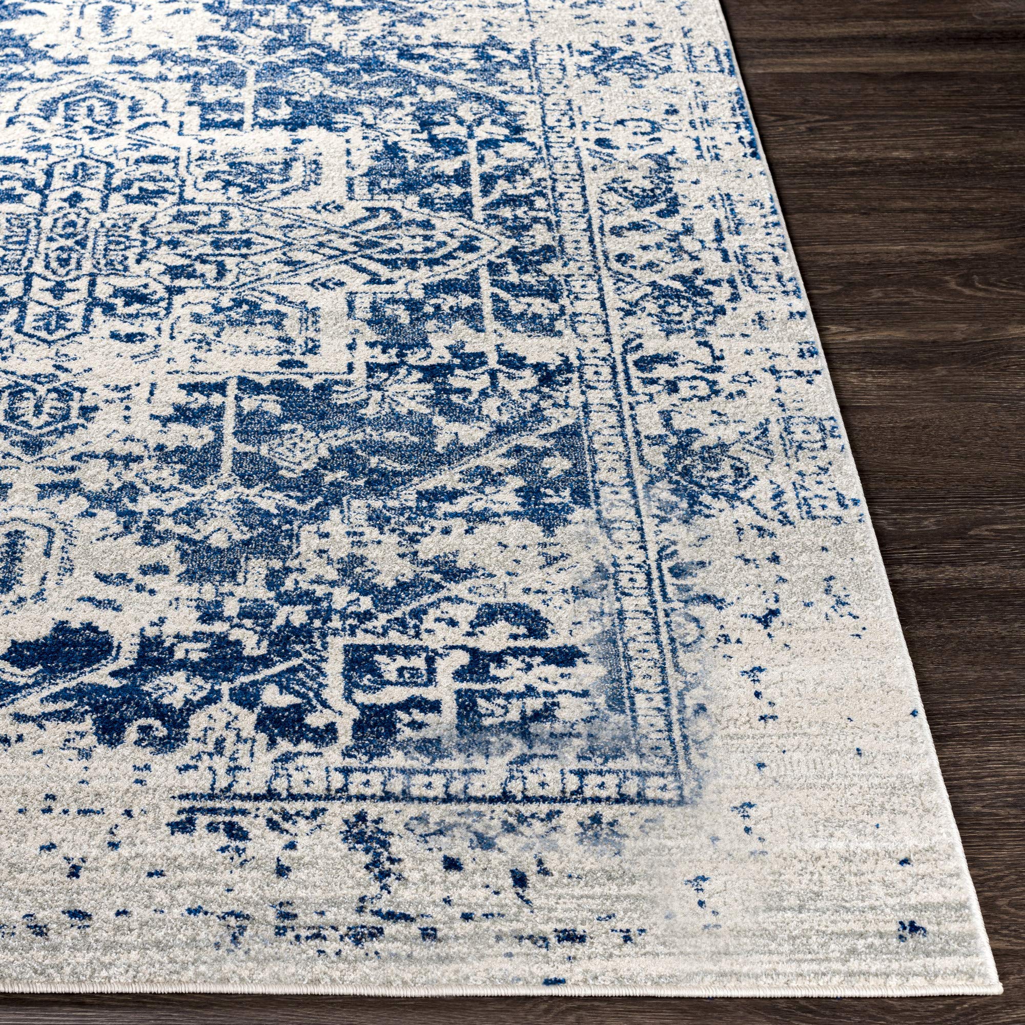 Livabliss Juliette Syracusa Tapis Vintage 160x220 cm – Bleu, Beige, Bohème
