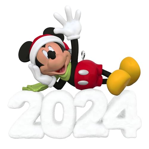 Hallmark Keepsake Christmas Ornament 2024, Mickey Mouse A Year of Disney Magic 2024, Gifts for Disney Fans