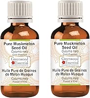Vista 9 de Greenwood Essential Aceite de semilla de melón puro (Cucumis melo) 100% natural, grado terapéutico, prensado en frío para cuidado personal, 10 onzas