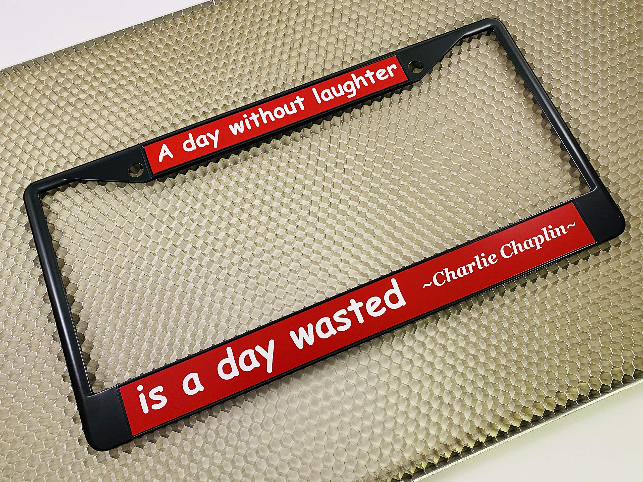 Custom Personalized Metal Laser Engraved Car License Plate Frame with Free caps - Picture 23 of 132