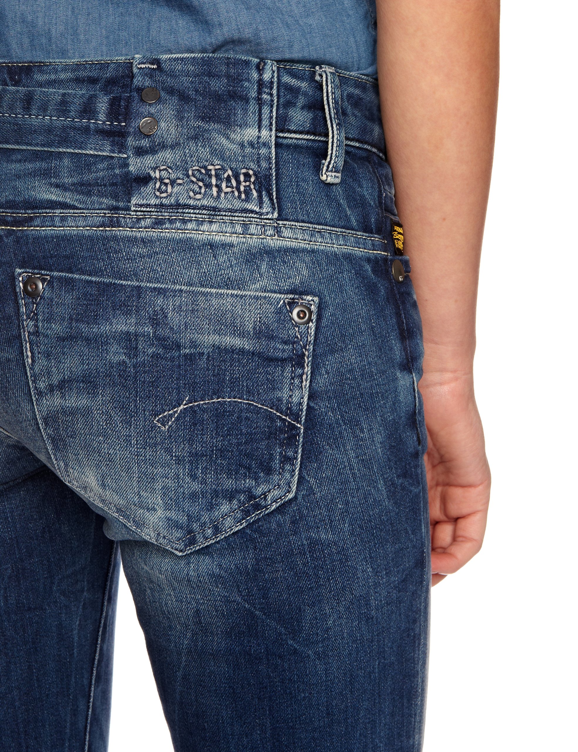 G-STAR RAW Jeans Tedie Ultra High Long Straight C Vaqueros para Mujer