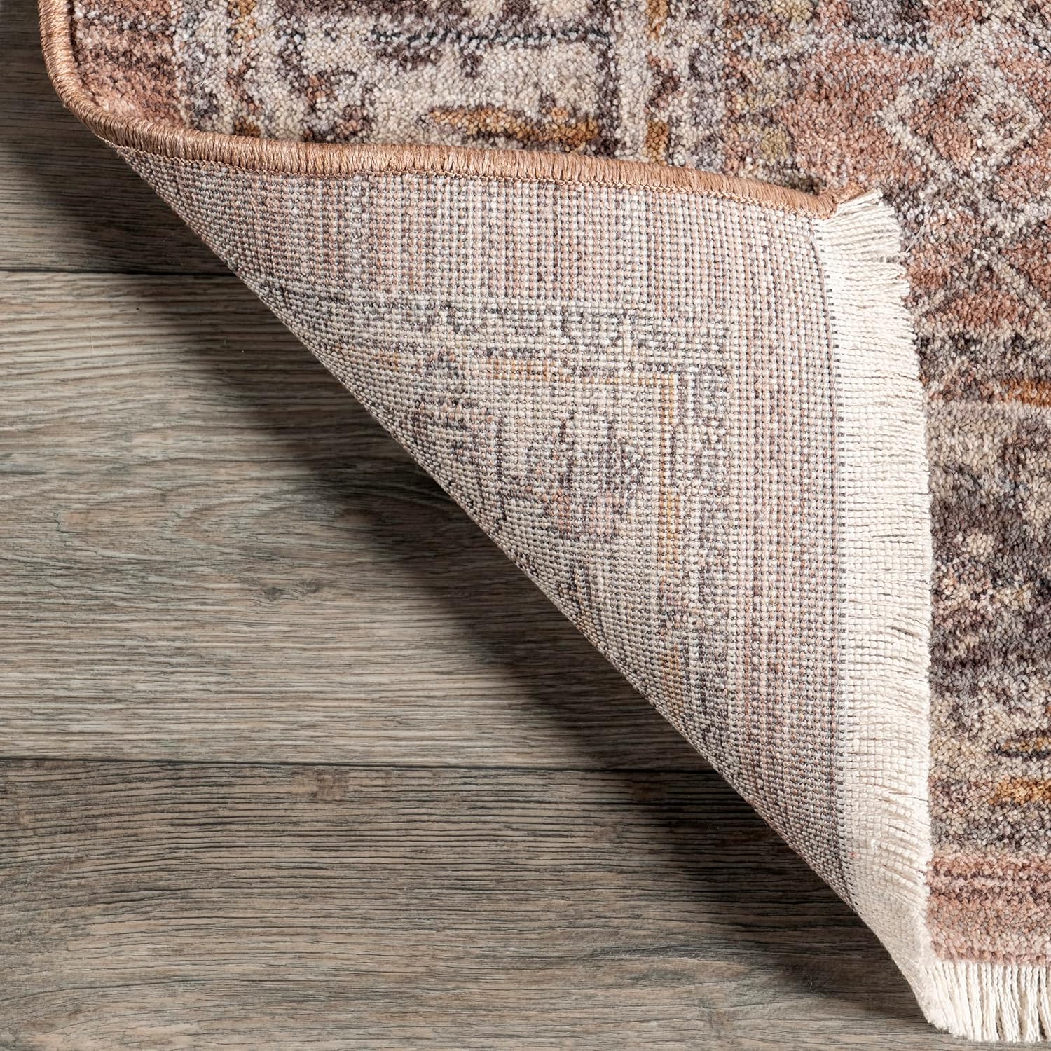 Sorsha Rust Persian Traditional Fringe 4' x 6' Area Rug