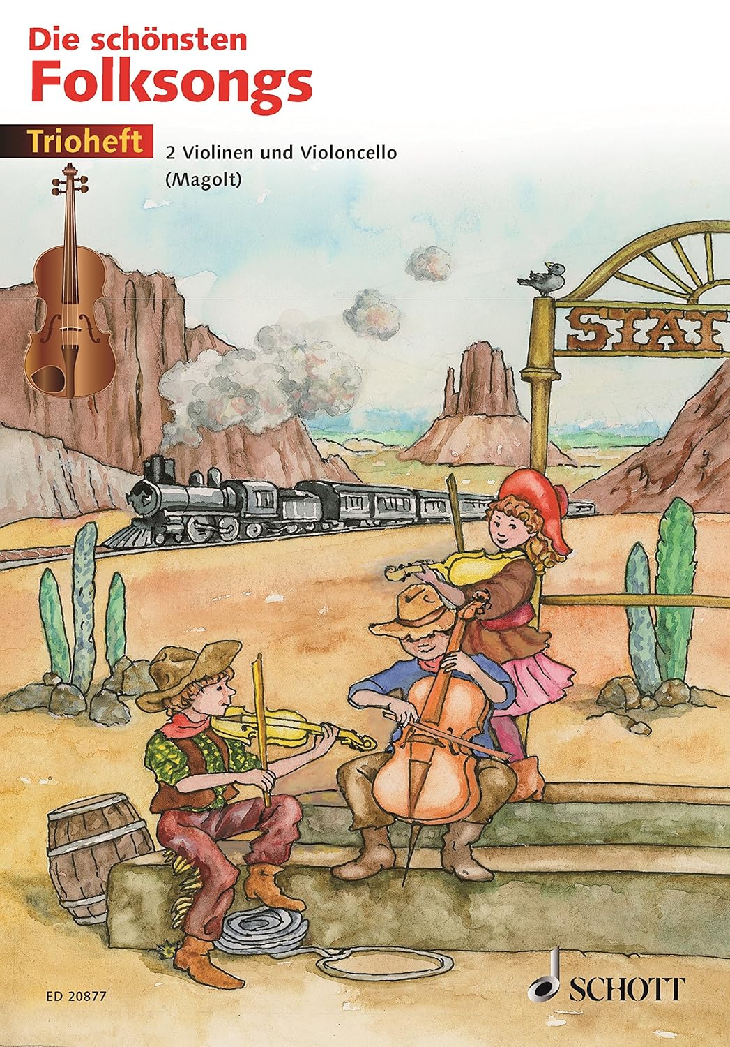 Die schönsten Folksongs: 2 Violinen und Violoncello (German Edition)      Kindle Edition