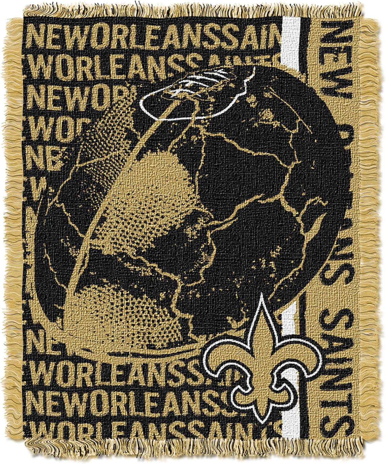 Northwest NFL Unisex-Adult Woven Jacquard Throw Blanket
