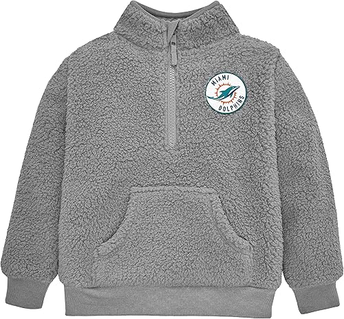 Miniatura 14 de Gerber NFL - Sudadera unisex para bebé con logotipo de equipo de la NFL, estilo cuello bobo, de vellón sherpa