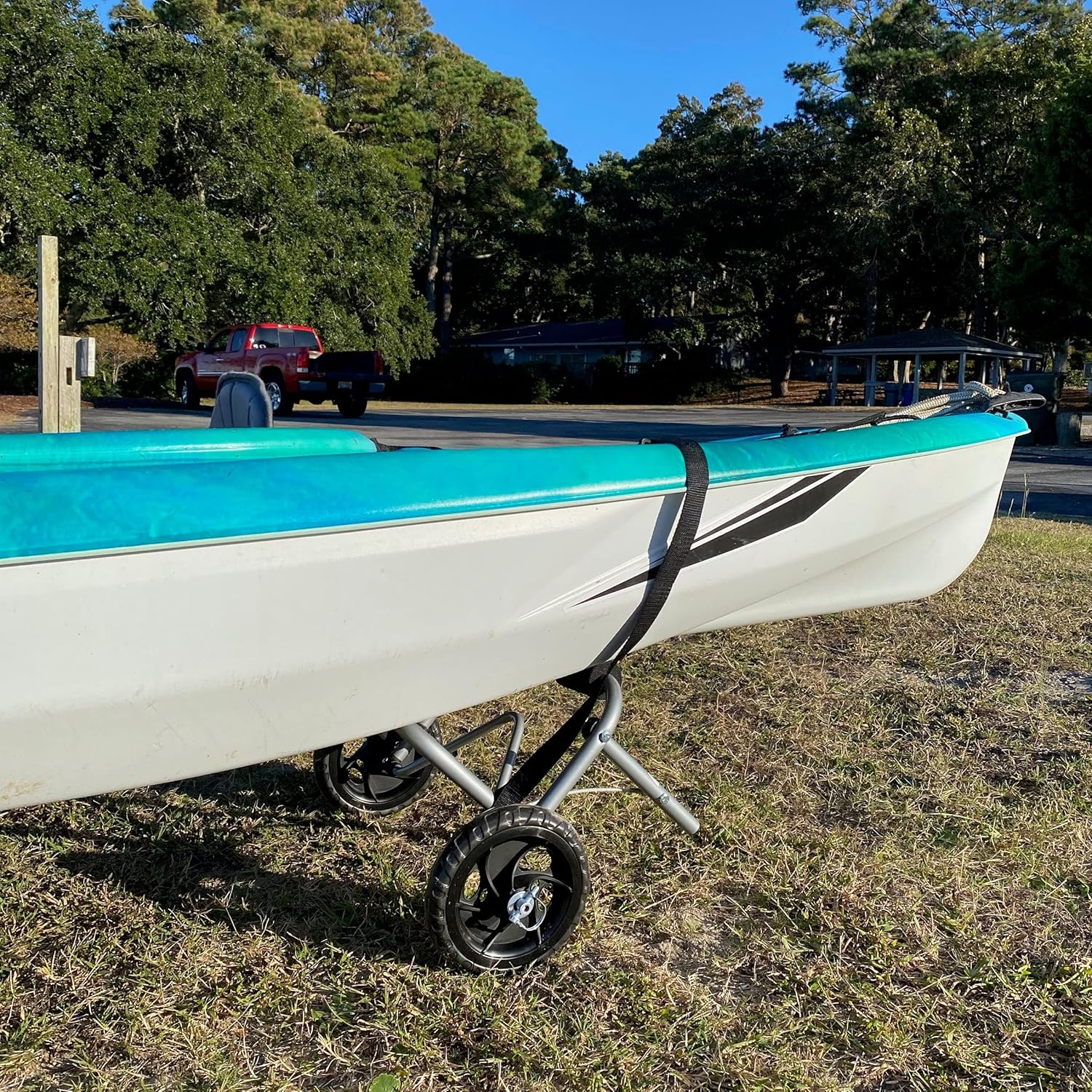 Propel Paddle Gear Mini Kayak Carrier | 150Ib Carrying Capacity, 2 Adjustable Buckle Straps | Universal Design