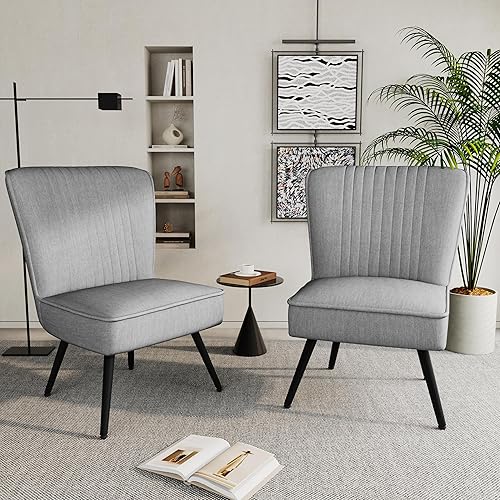 Miniatura 11 de Alunaune Moderno juego de 2 sillas decorativas azules para sala de estar, juego de muebles tapizados para dormitorio, pantuflas, silla de recepción,