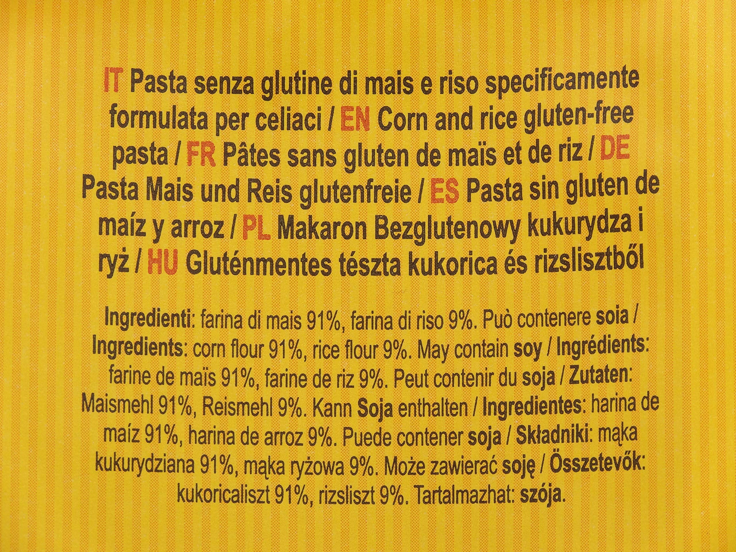 DialSì Pasta Sin Gluten Penne Maíz y Arroz 400g