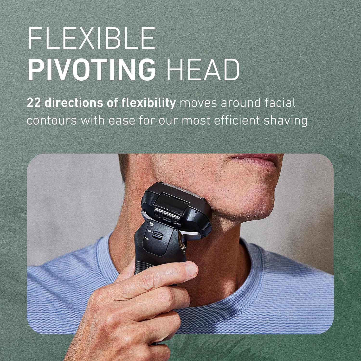 Panasonic ARC6 Electric Razor for Men Face, Wet & Dry Shavers for Men with Foil Shaver, Pop-up Trimmer, Ultra-Fast 6-Blade, Smart Shave Sensor, 22D Flexible Pivoting Head - ES-LS8A-K (Black)