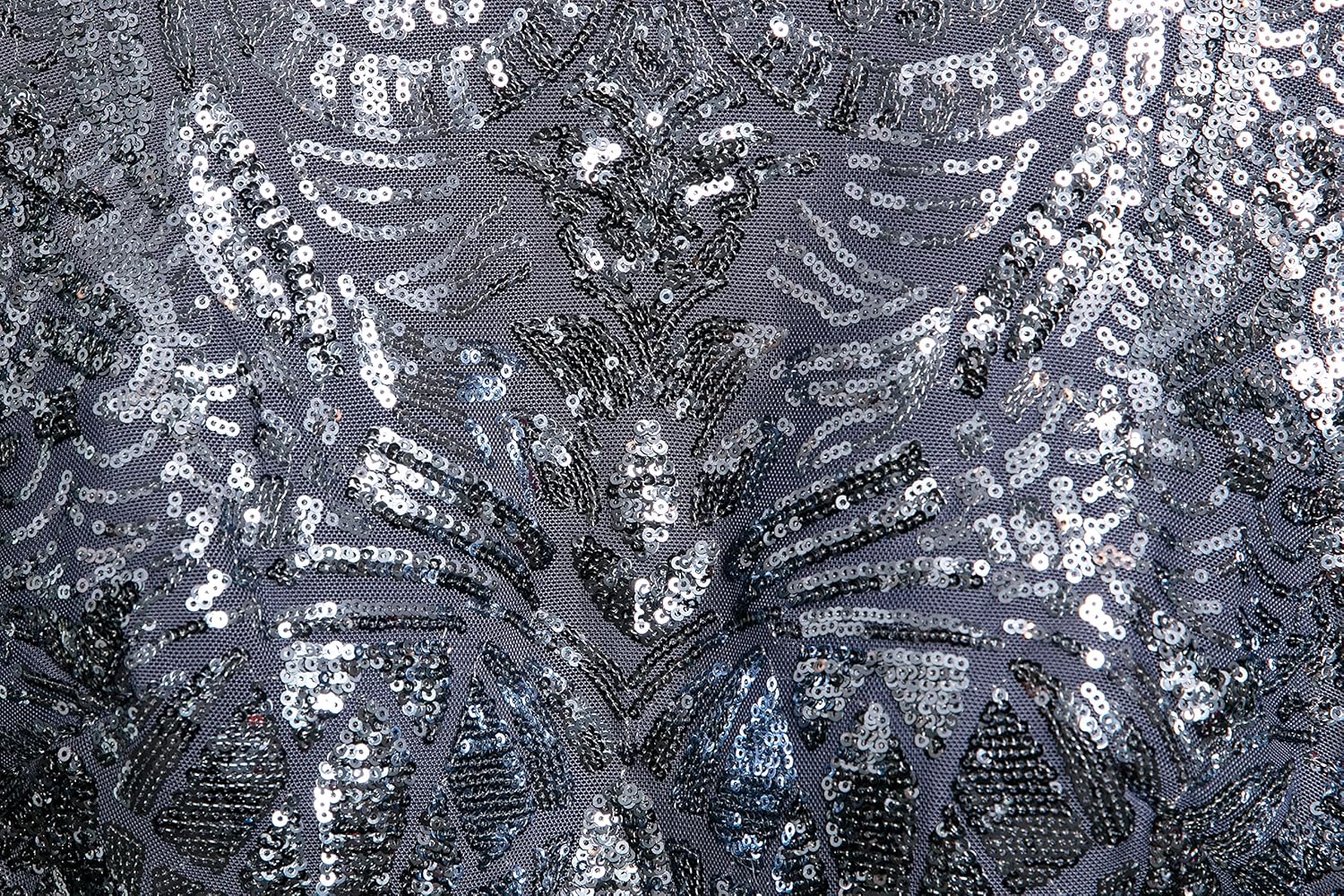 Alex Evenings Women's Long Stretch Sequin Bodice Mother of The Bride Dress with Empire Waist (Petite and Regular Sizes)