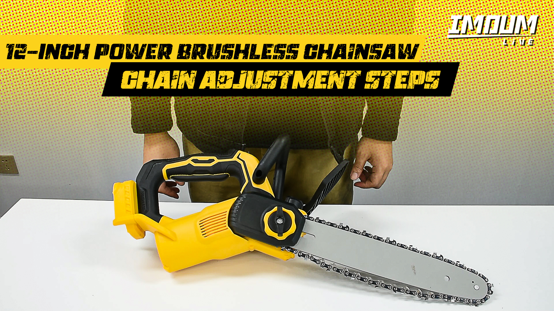 Amazon.com : 12 inch Brushless Chainsaw, Cordless Saw with Battery