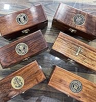 Vista 4 de 15 telescopios piratas de cristal espía vintage, telescopio pirata funcional de latón y visión clara con funda de cuero de primera calidad