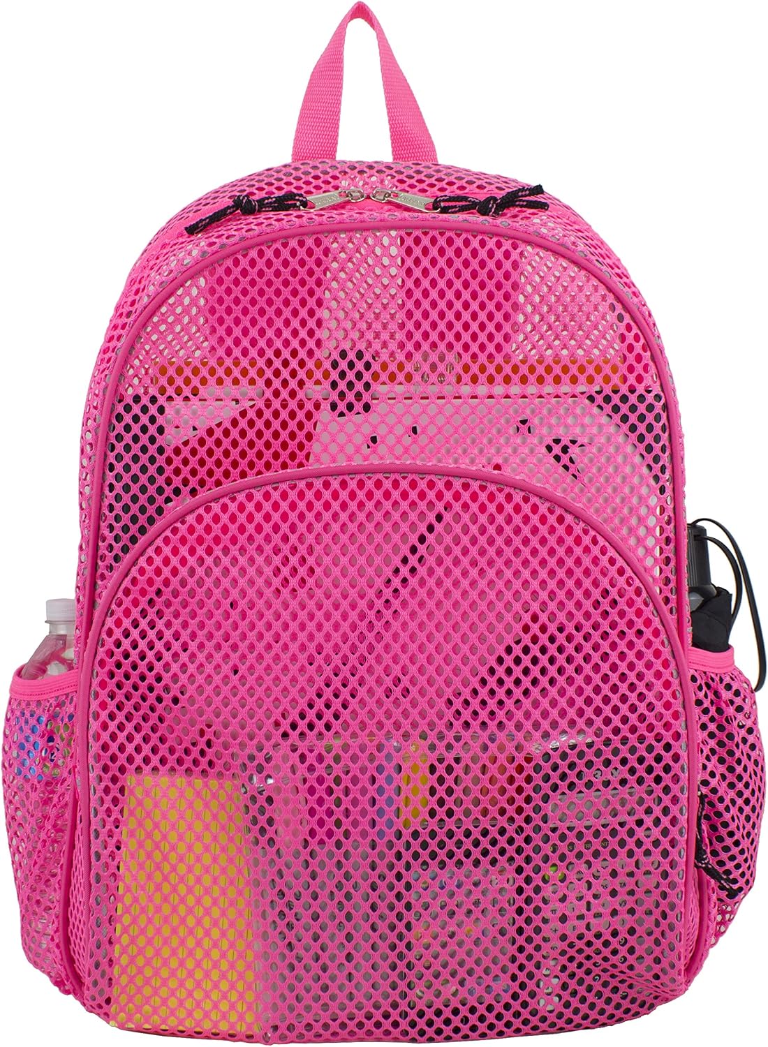 Eastsport Mesh Backpack With Adjustable Padded Shoulder Straps (Pink)
