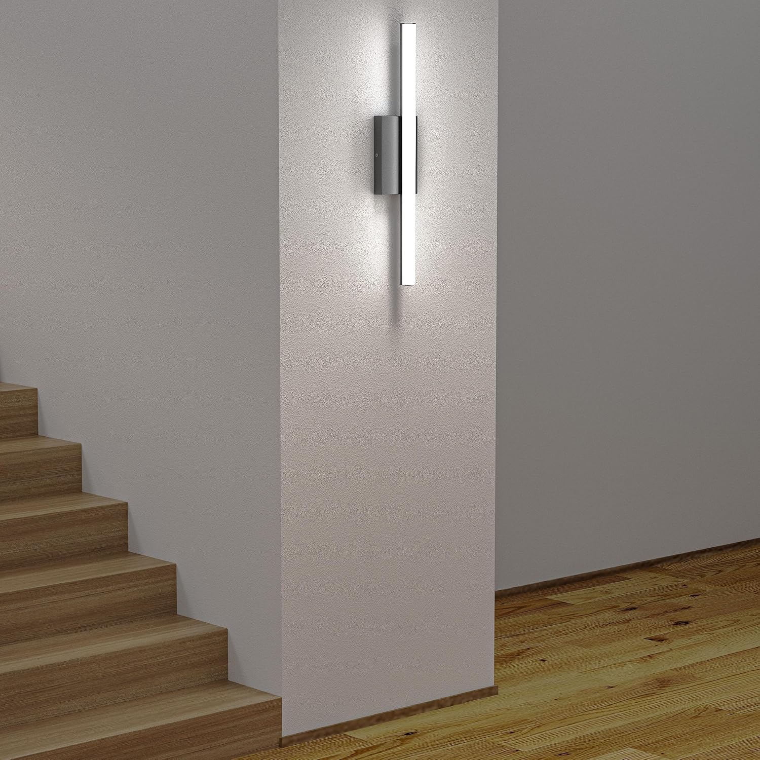 30Inch LED Bathroom Vanity Light Bar 5700K Dimmable Led Bathroom Light Over Mirror Modern Bath Wall Light Cool White ETL Certified 28W 2Pack