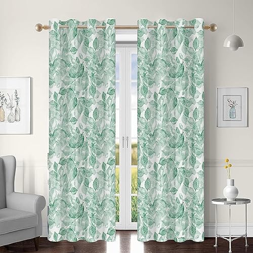 Tititex Cortinas opacas de lujo de 84 pulgadas de largo, juego de 2 paneles para puerta corredera de patio, cortinas con aislamiento térmico con