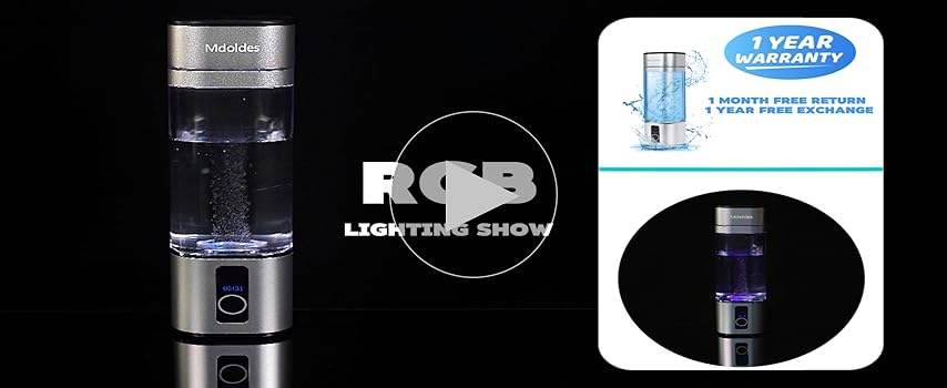 Hydrogen Water Bottle, 6000ppb high Concentration Hydrogen