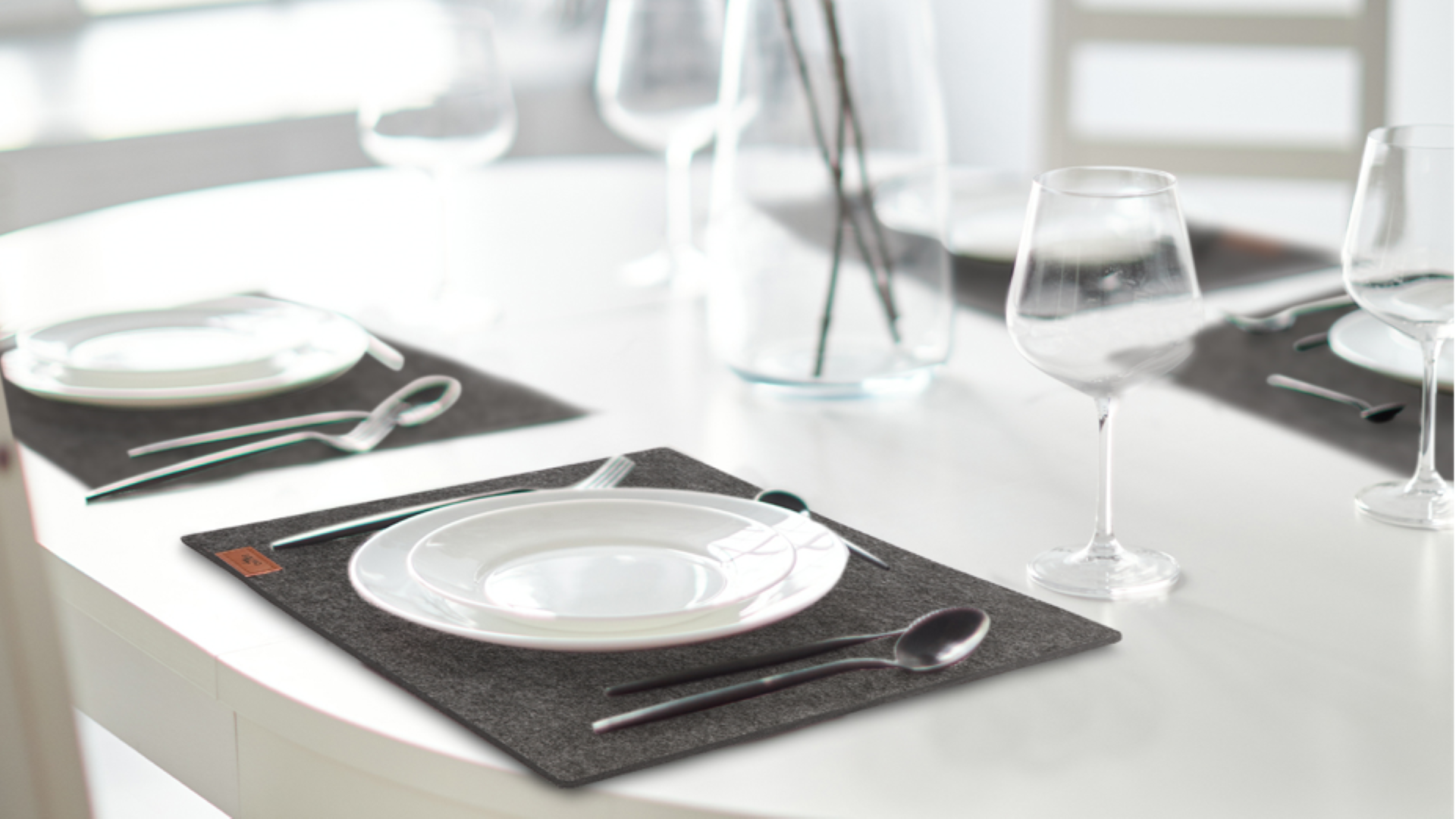 Siluk Filz-Tischuntersetzer Set, 12-teilig (6+6) – Bunte Platzdeckchen Für Tisch & Küche