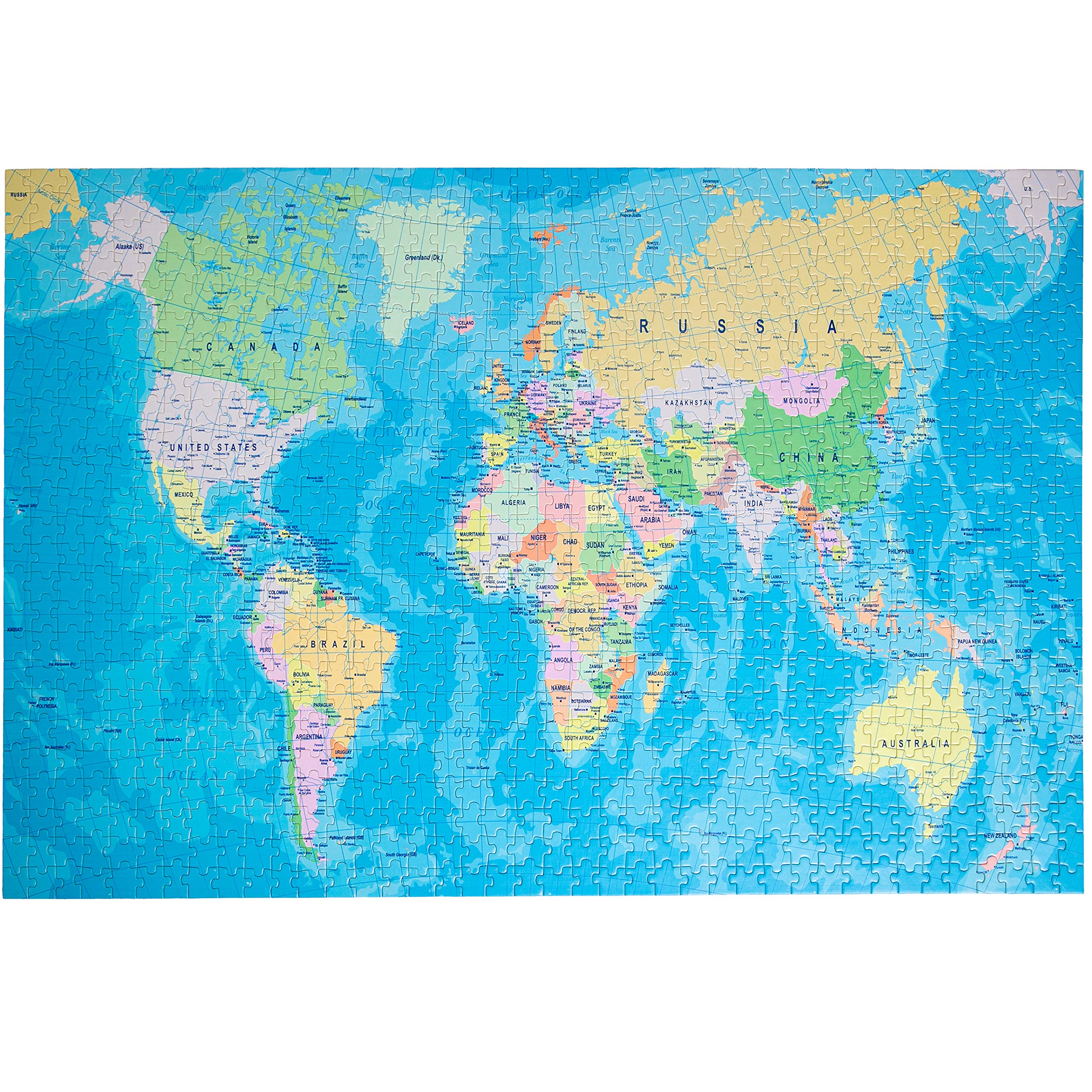 Amazon | 1000ピースパズル 大人用 地図ジグソーパズル 各ピース