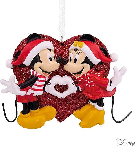 Miniatura 6 de Hallmark Disney Mickey y Minnie Love Adorno de Navidad