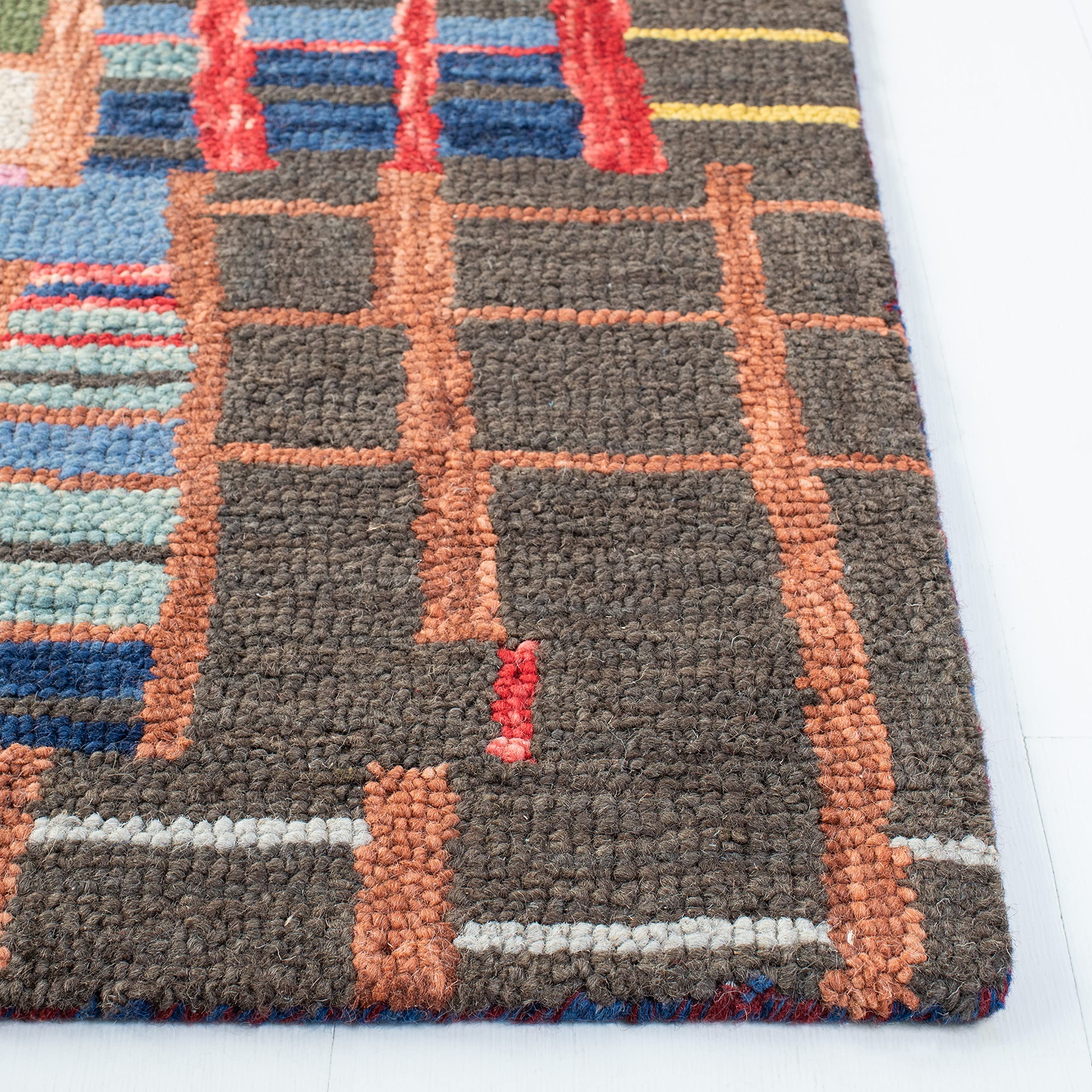 Tapis De Protection Ignifuge Antidérapant Pour Cheminée Et Poêle - 4 Tailles Disponibles - Fibre Polyester, Dos PVC Imperméable - 7