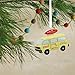 Hallmark Netflix Stranger Things Surfer Boy Pizza Van Resin Christmas Ornament