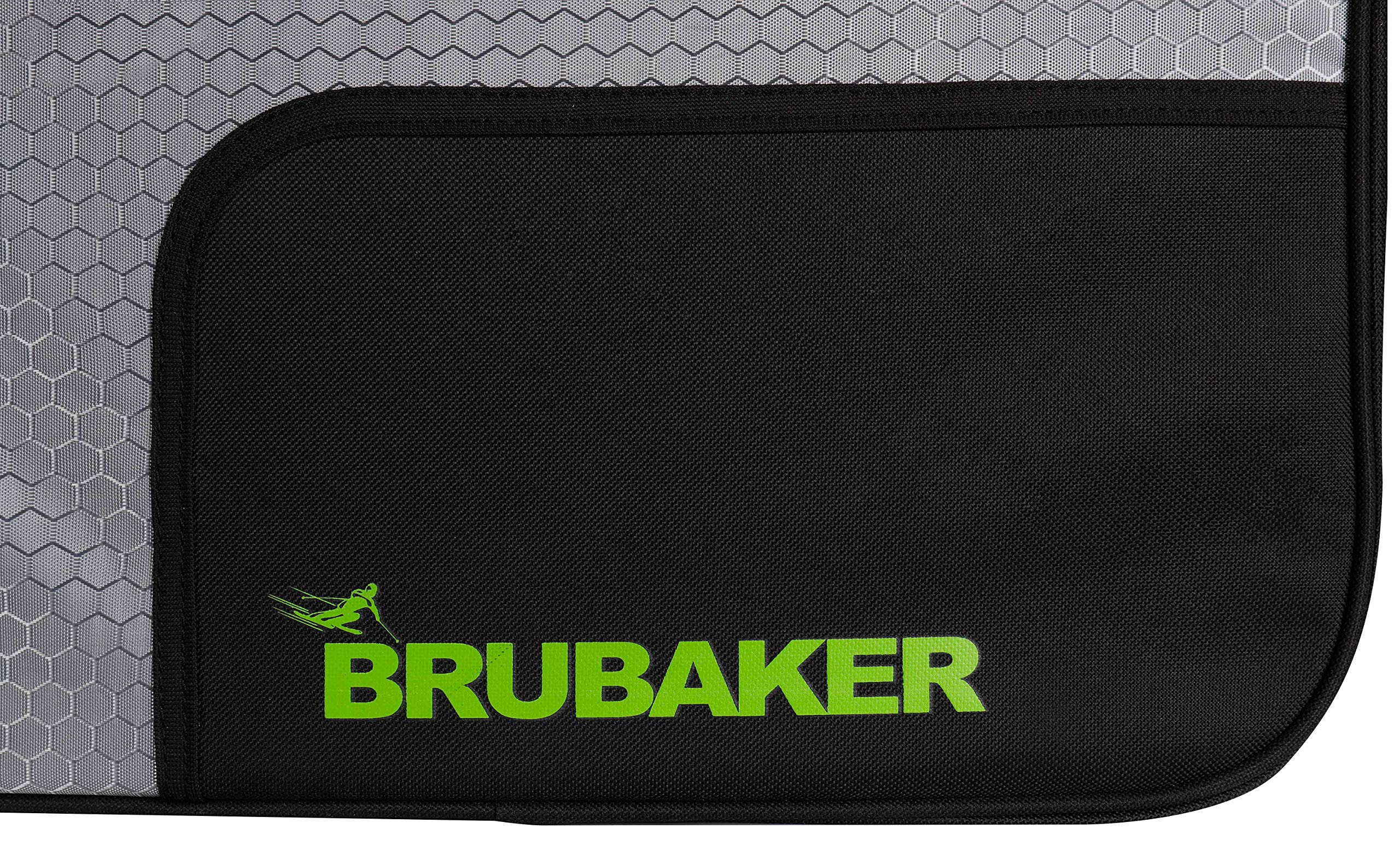 Borsa Porta Scarponi Da Sci Brubaker SuperTec - Con Scomparto Umido, Verde Argento - Foto 4