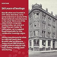 Vista 7 de KENT SH1 BLU Scalp Scrubber Hair Brush & Scalp Exfoliator with 42 Soft Rubber Bristles for Distributing Shampoo and Conditioner, Shower Scalp