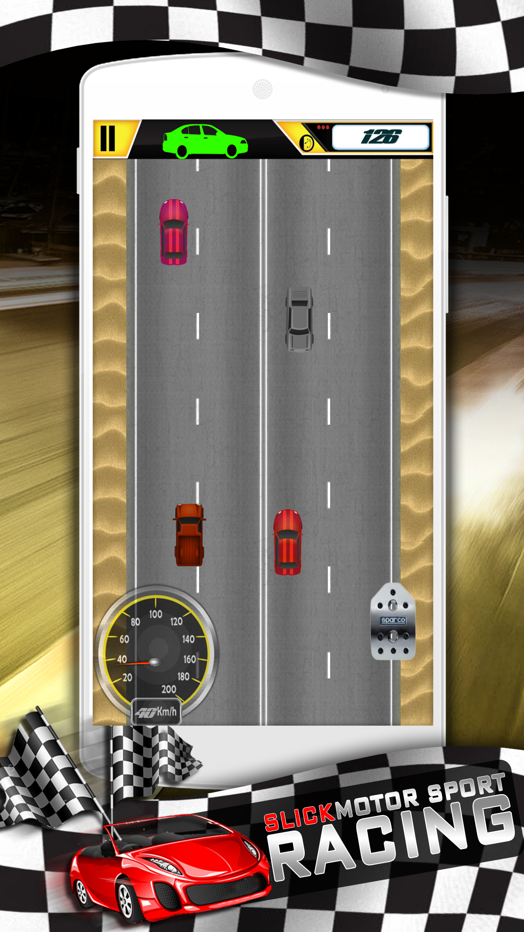 Mini Car Racing; Motor Racer 2D - App on Amazon Appstore