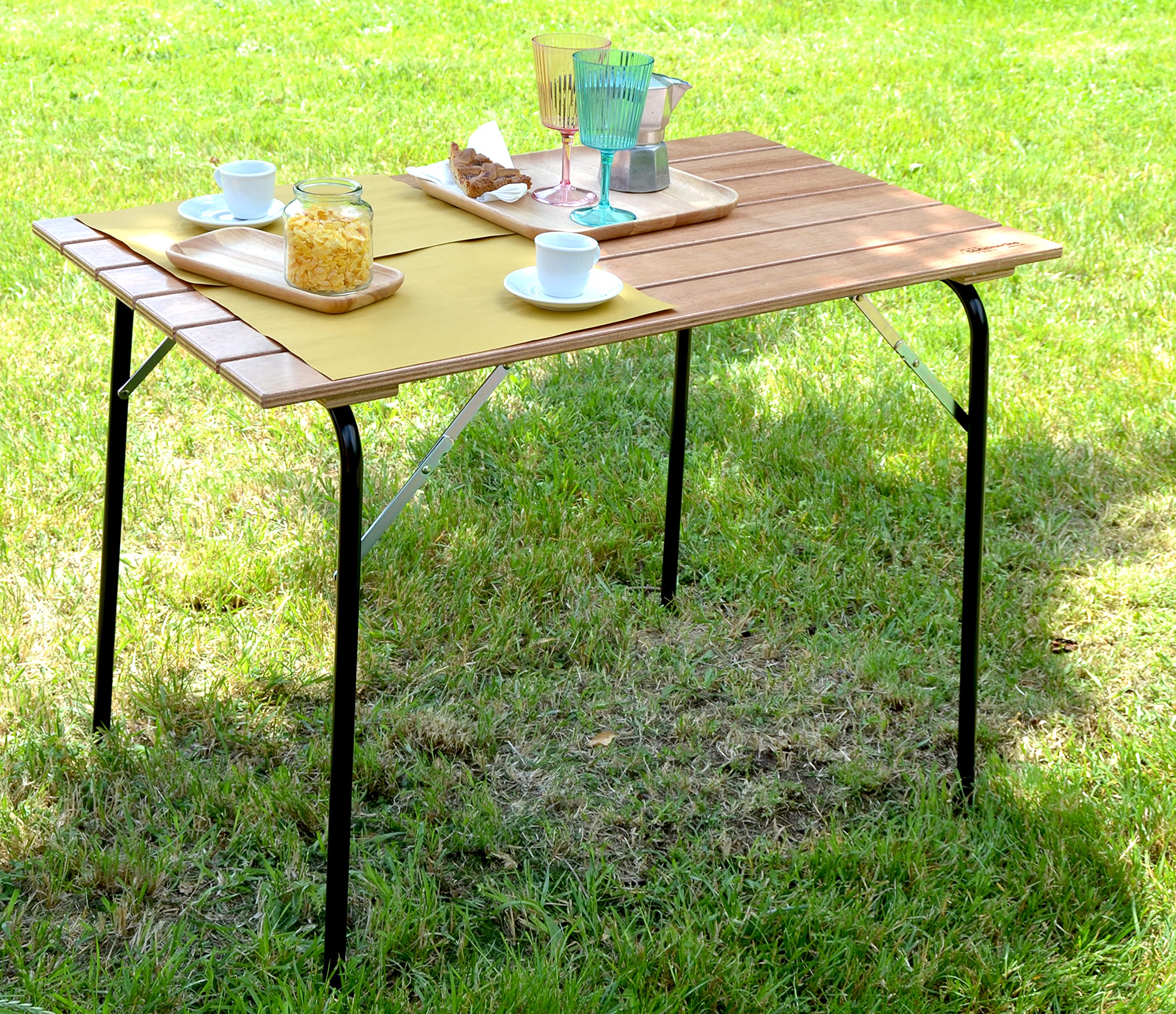 NATAL DESIGN×castelmerlino TABLE 120×60 CASTELMERLINO Folding bench 120 x 30 cm, H 42 cm : Amazon.nl