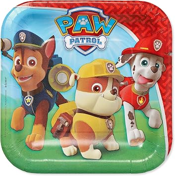 American Greetings Paw Patrol Party Supplies, Paper Dessert Plates 40-Count