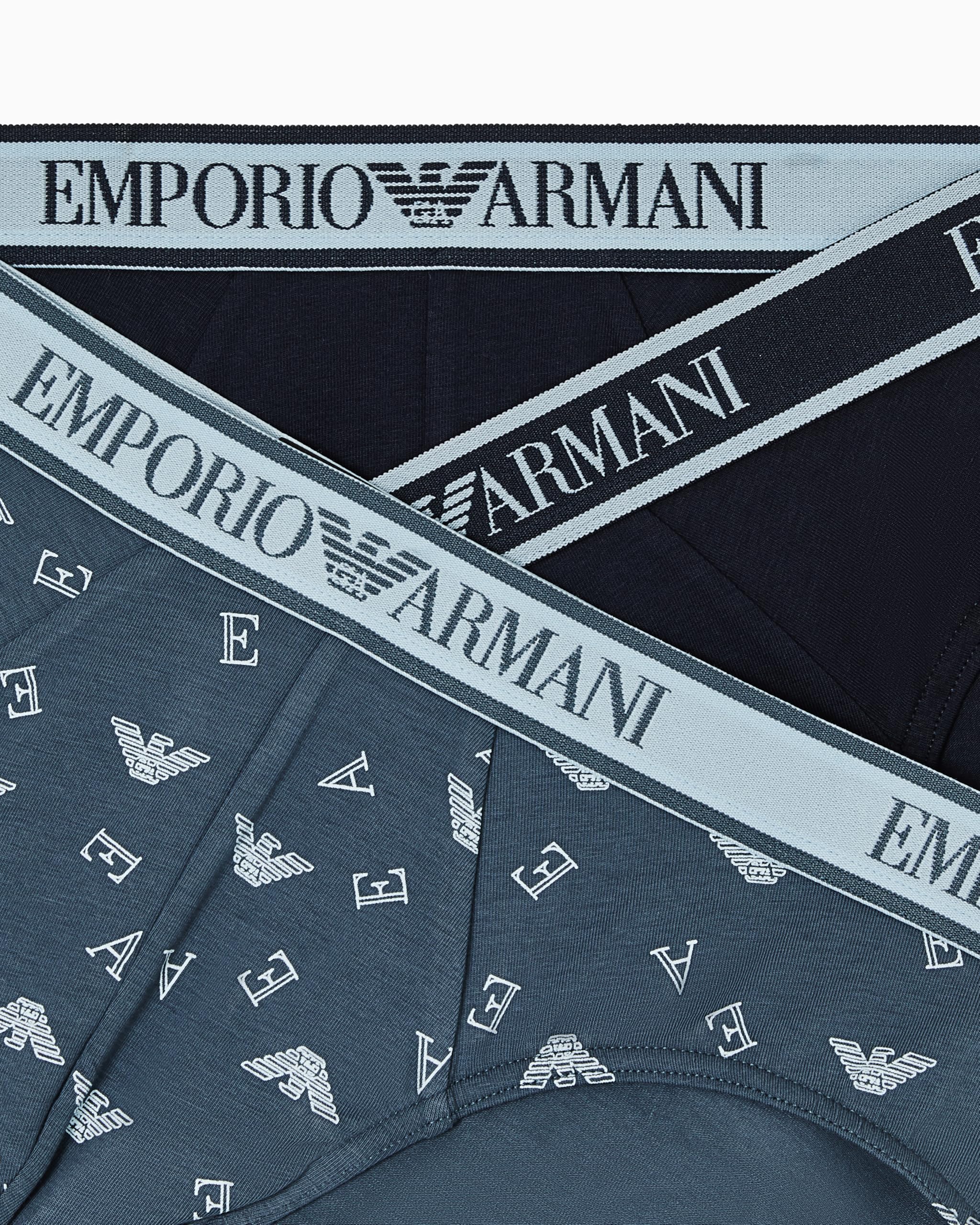Emporio Armani 3-Pack Brief Mutande da Uomo Uomo