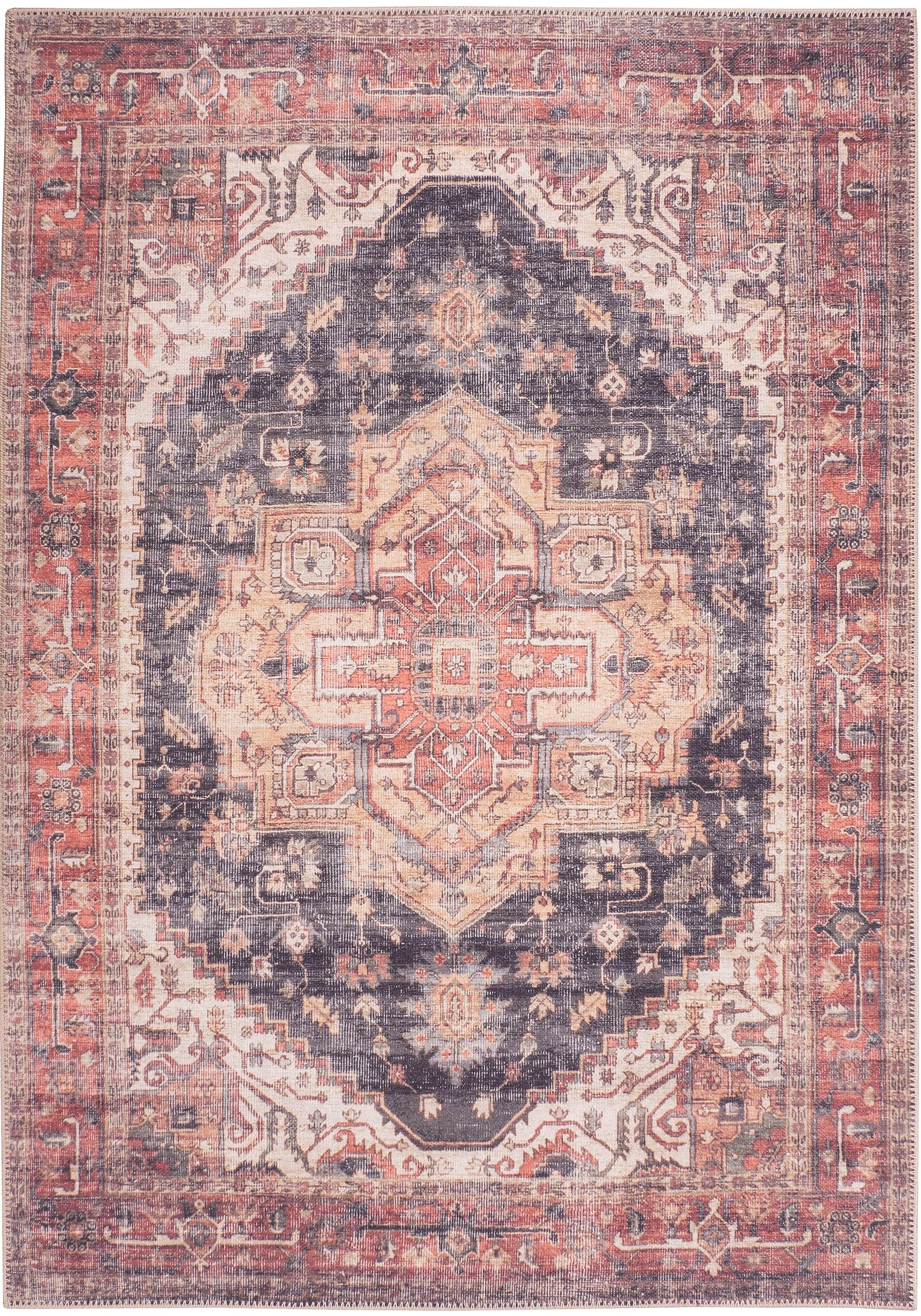 Bellini Rugs Machine Washable Rug with Non Slip Backing, Living Room Rug, Kitchen Area Rug, Pet Friendly Area Rugs, Throw Rugs for Entryway, Home Floor Decor, 8' x 10'