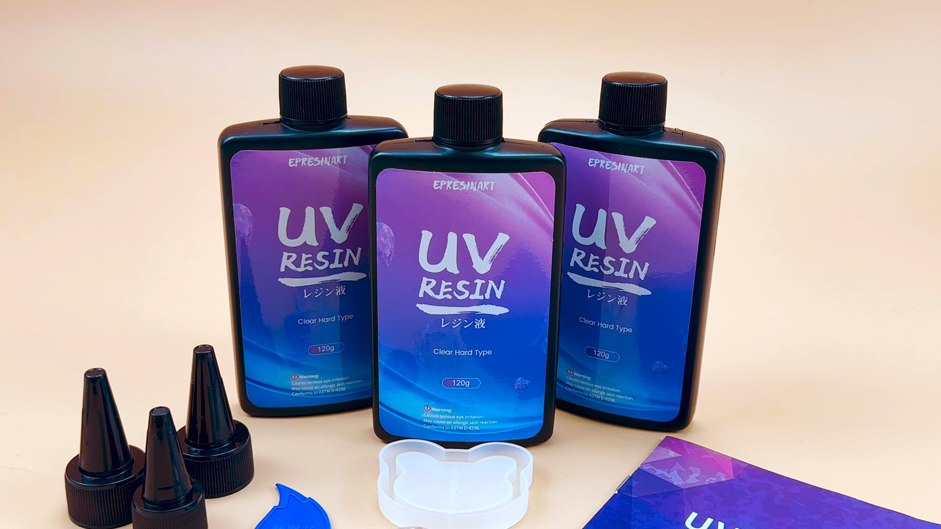 レジン液 UV/LED対応 レジン液 大容量 詰替用 ハードタイプ Amazon | レジン液 大容量 360g uvレジン液 ハード 高い透明 黄変し