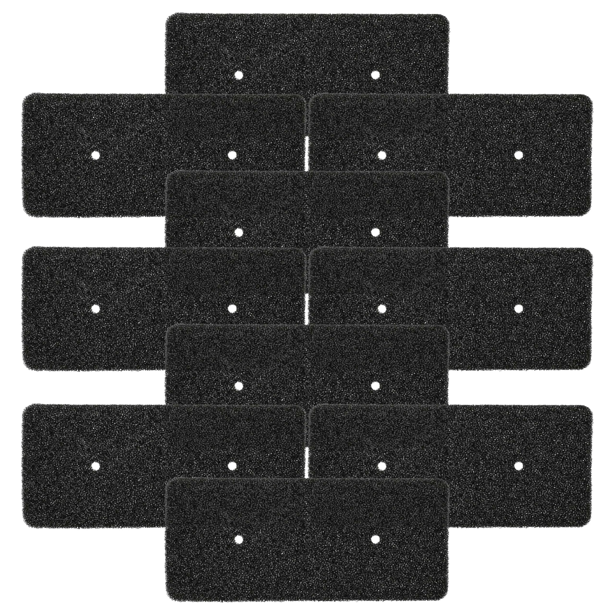 vhbw 10x Schaumfilter kompatibel mit Samsung DV80H8100HWEU | DV80H8100HWEN, DV80H8100HWEG, DV80F5E5HGWEU, DV70F5E0HGWEU, DV90H8000HW Wäschetrockner
