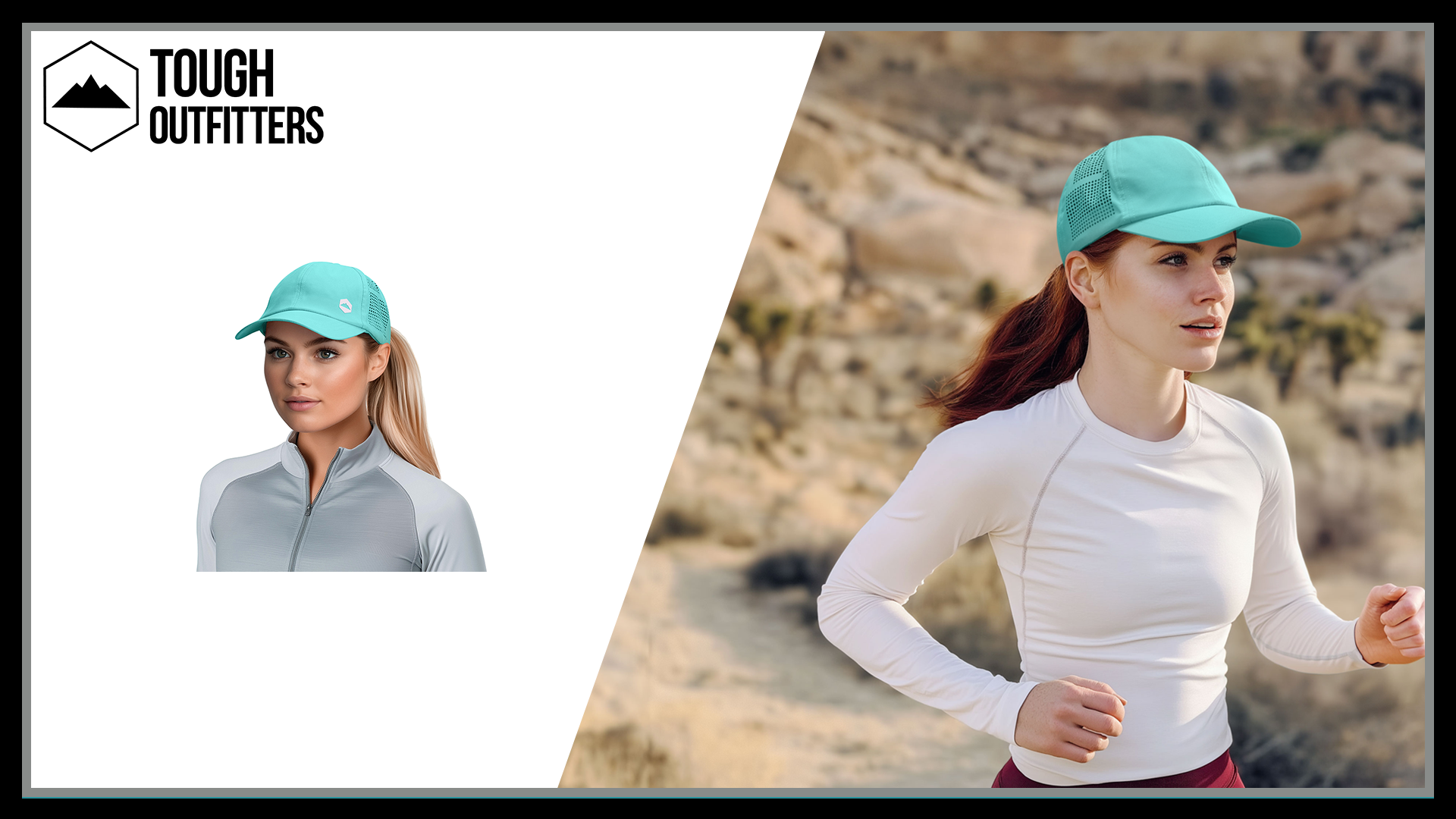 Amazon.com: Tough Headwear Baseball Running Cap 