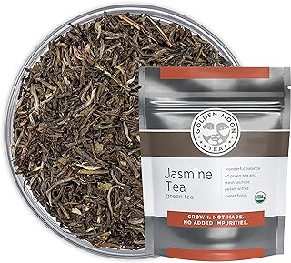 Golden Moon Organic Jasmine (96 Servings) Loose Leaf Tea
