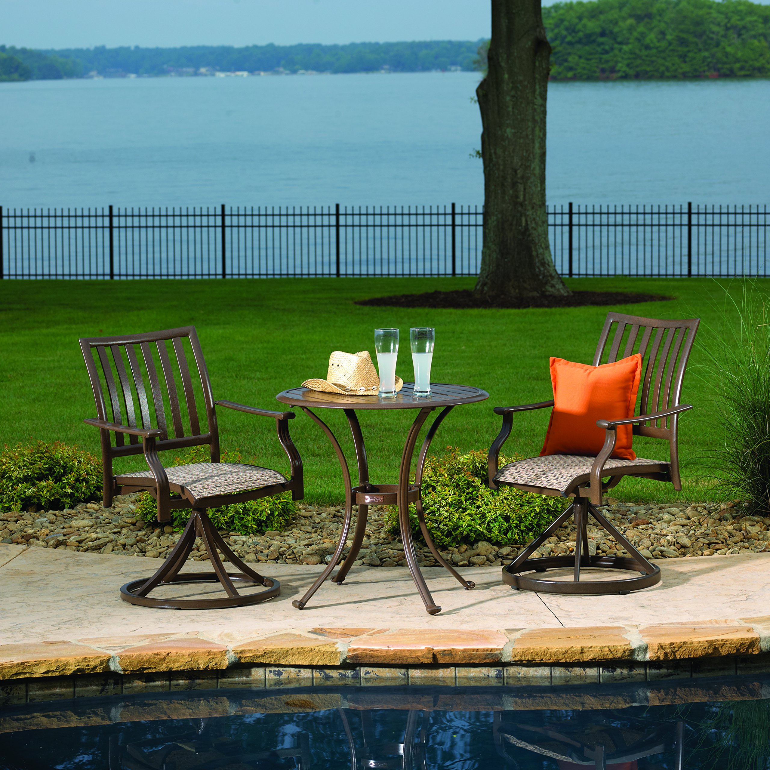 Buy Panama Jack Outdoor Island Breeze 3Piece Slatted Dining Bistro