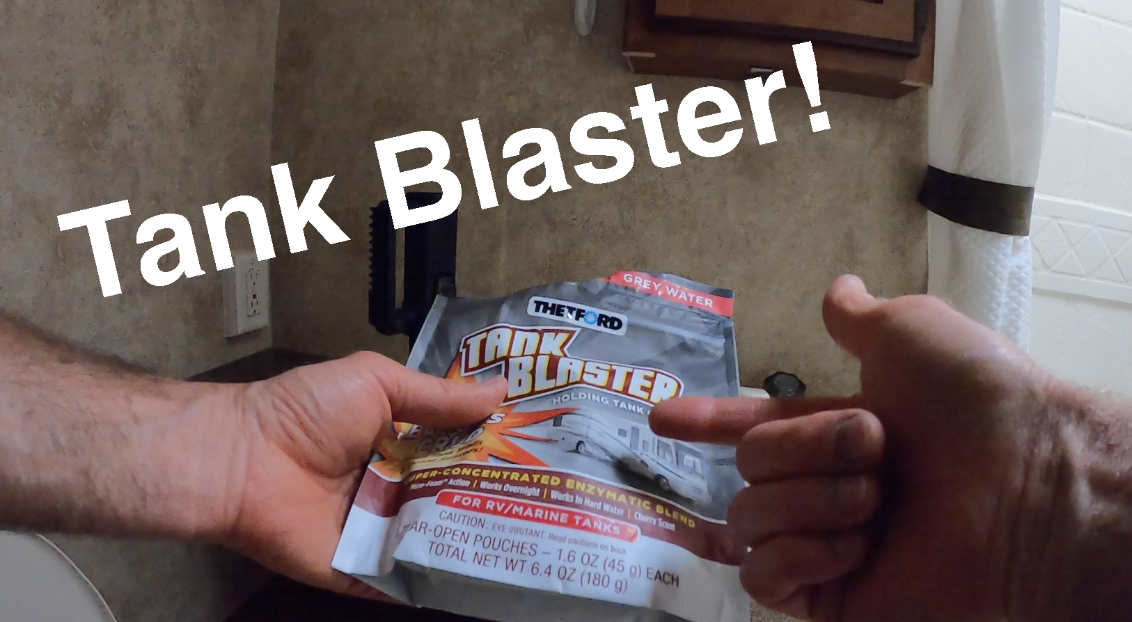 Thetford Tank Blaster Level Sensor Cleaner Black